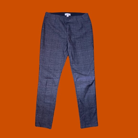 ✨ Calvin Klein Pull-On Plaid Slim Dress Pants – Size 8 | Flattering & Comfy ✨ - Picture 3 of 9
